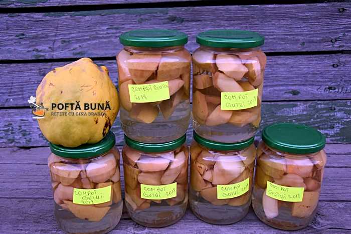 Compot de gutui Compot natural de gutui