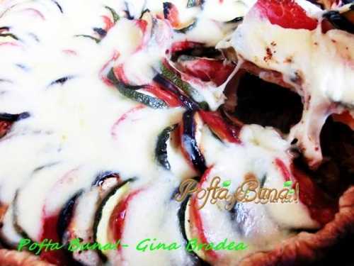 Tarta cu vinete si dovlecei