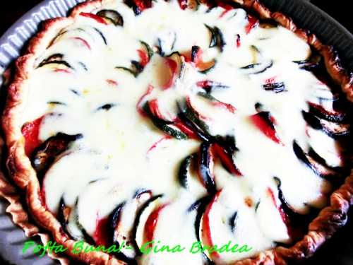 Tarta cu vinete si dovlecei