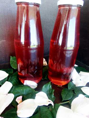 Sirop natural de trandafiri