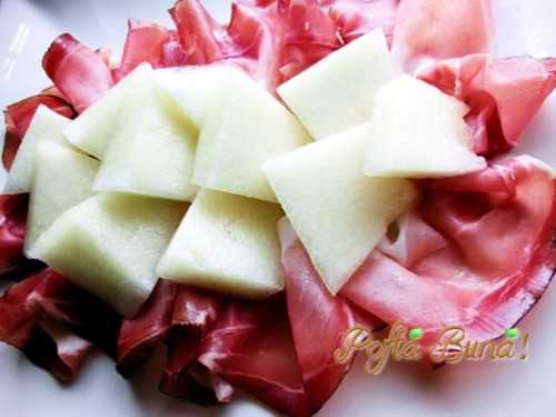 Prosciutto cu pepene galben Prosciutto cu pepene galben