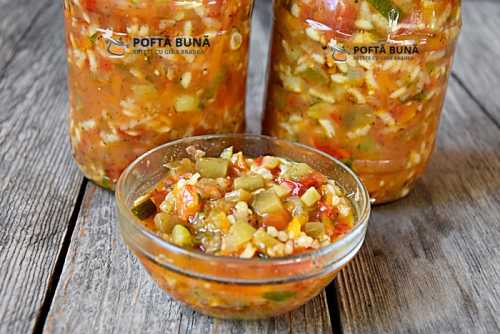 Tocana de legume pentru iarna