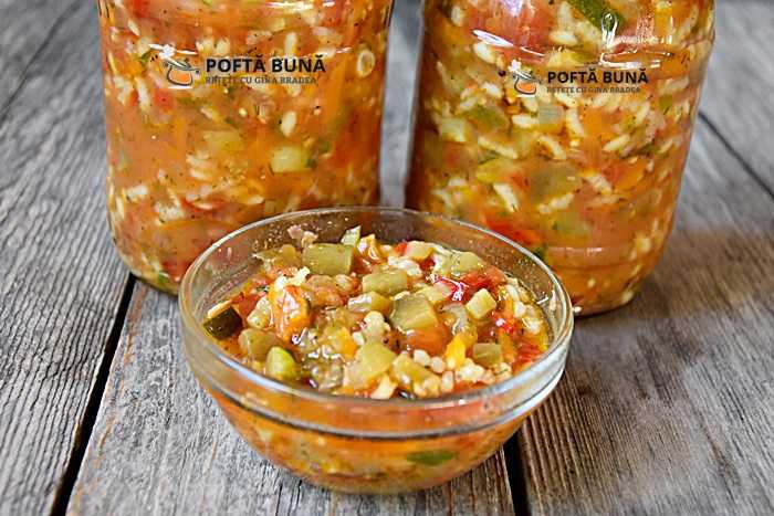Tocana de legume Tocana de legume pentru iarna