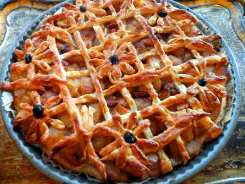 TARTA CU MERE SI MIGDALE