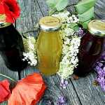 Sirop-colorant natural din maci, liliac sau soc Sirop-colorant natural din maci, liliac sau soc