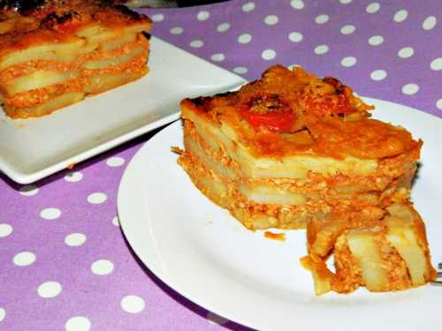 Musaca de vinete, cartofi sau dovlecei Musaca de vinete, cartofi sau dovlecei