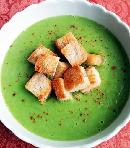 Supa crema de brocoli cu crutoane! -Camelia Fechete