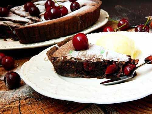 Tarta cu visine si ciocolata-Mihaela Cercel