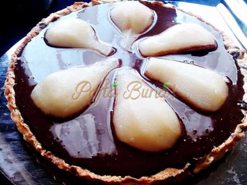 Tarta cu pere si ciocolata Tarta cu petre si ciocolata