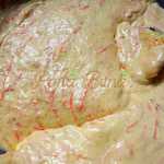Tort fin cu morcov, migdale si crema de branza Tort fin cu morcov, migdale si crema de branza