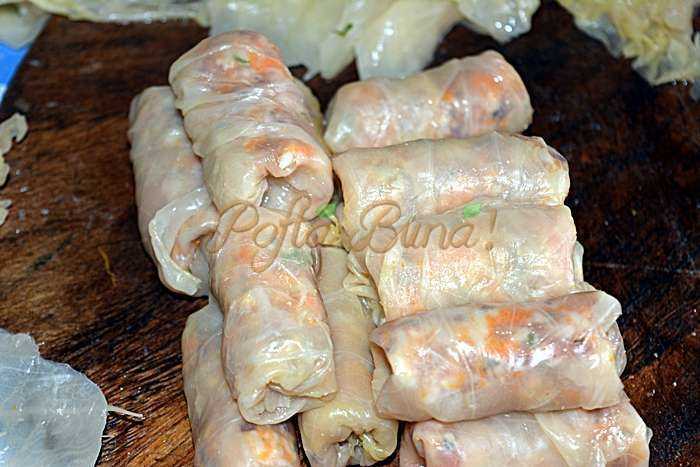 Sarmale cu varza in dovleac 