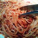 Paste all’amatriciana Inocentiu L Canea Paste all’amatriciana
