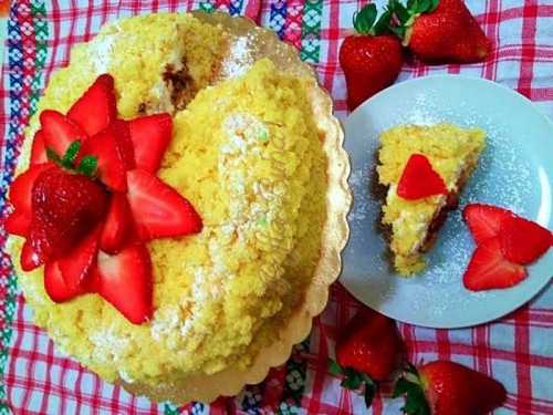 Tort Mimoza cu fructe-Inocentiu L Canea