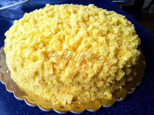 Tort Mimoza cu fructe-Inocentiu L Canea Tort Mimoza cu fructe-Inocentiu L Canea