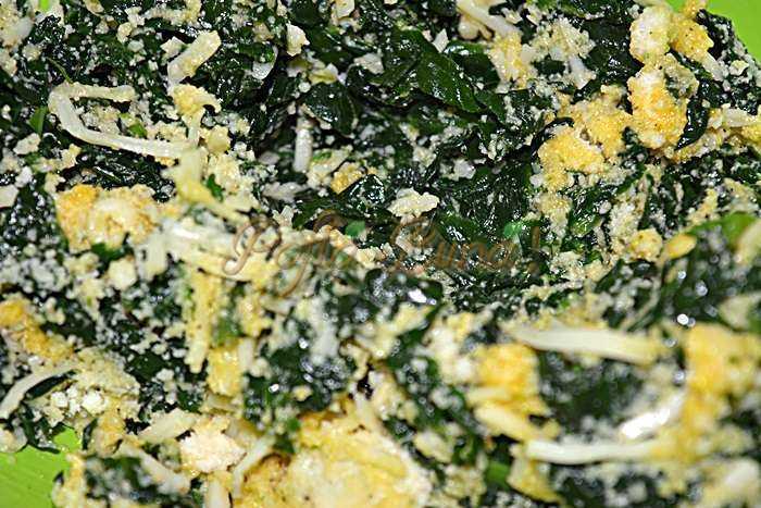 Paste scoici cu spanac si cascaval Paste scoici cu spanac si cascaval