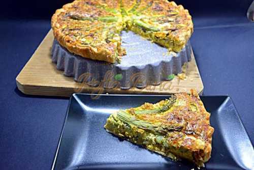 Tarta rustica din foietaj, pere si cascaval Tarta cu branza leurda si sparanghel pofta buna cu gina bradea 8 500x334 - Tarta rustica din foietaj, pere si cascaval