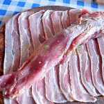 Muschiulet de porc in bacon, la gratar