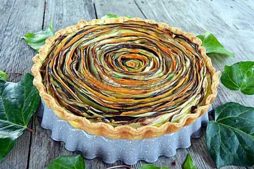 Tarta curcubeu cu dovlecei vinete morcov branza pofta buna cu gina bradea 2 500x334 - Index retete culinare