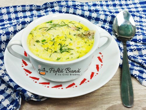 Ciorba a la grec de pui - reteta simpla