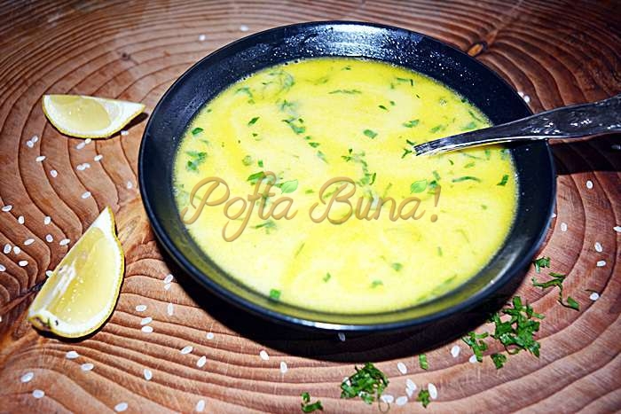 Ciorba de pui a la grec