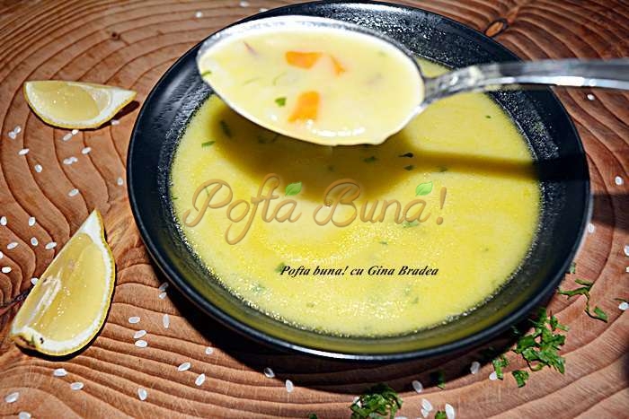 Ciorba de pui a la grec