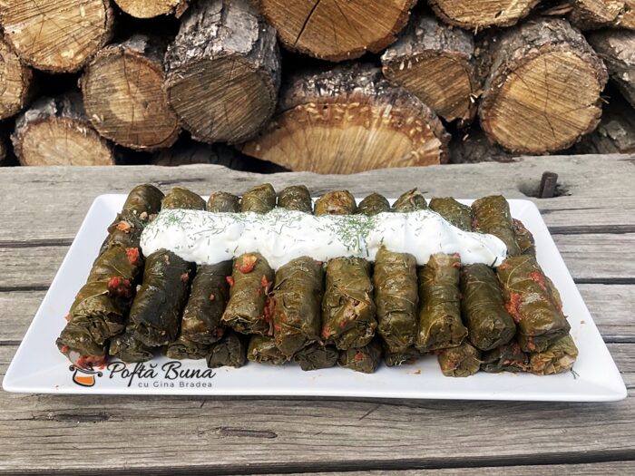 Sarmale in foi de vita sau tei Sarmale in foi de vita sau tei