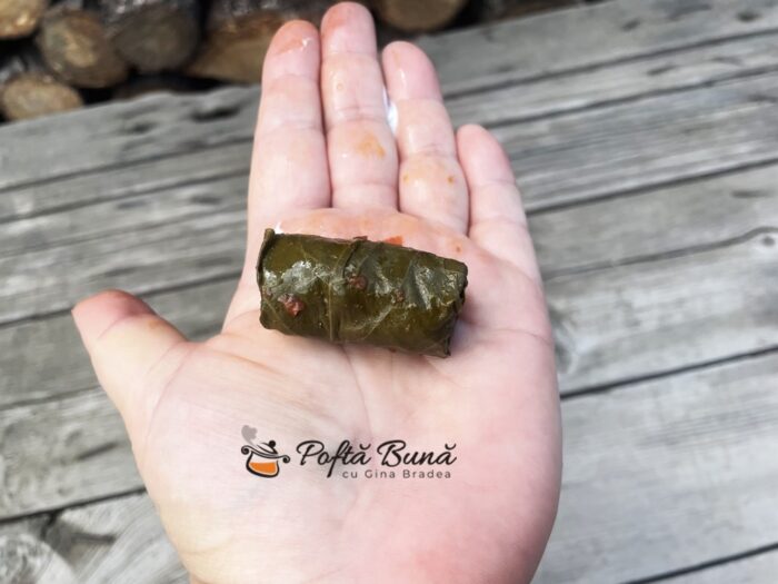 Sarmale in foi de vita sau tei Sarmale in foi de vita sau tei