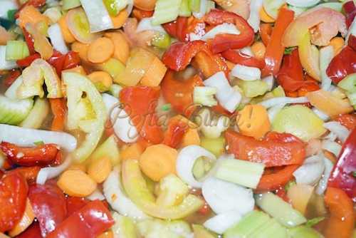 Salata de muraturi cu ardei, la rece