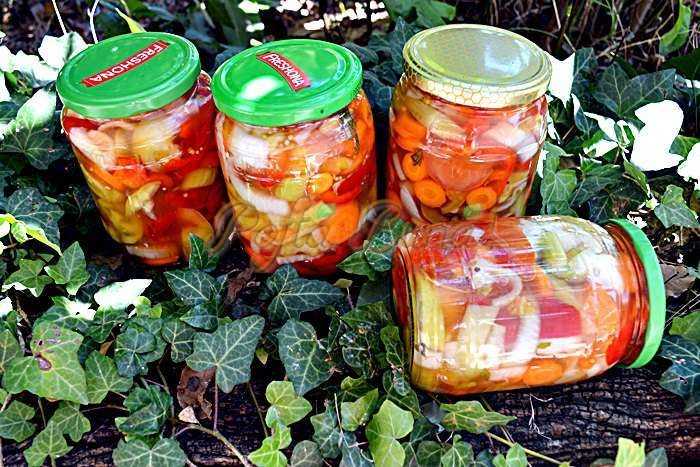 Salata de muraturi cu ardei, la rece