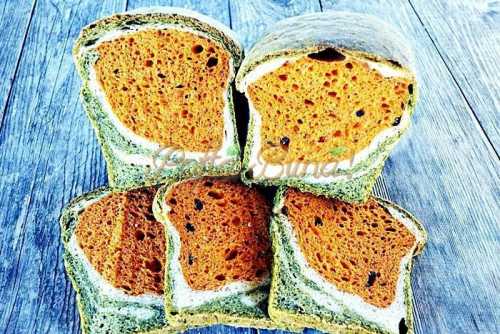 Paine de casa in forma de pepene