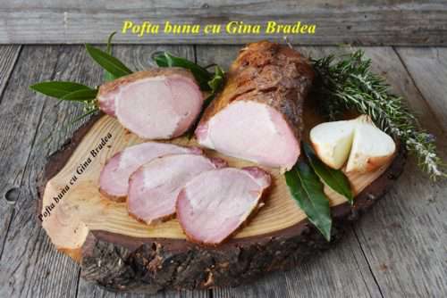Cotlet ceafa de porc afumate reteta de casa pofta buna cu gina bradea 500x334 - Cotlet sau ceafa afumata, reteta traditionala