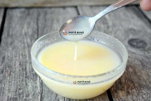 Lapte condensat facut acasa, reteta simpla