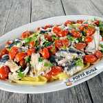 Paste cu sardine, rosii si usturoi Paste cu sardine, rosii si usturoi, reteta clasica italiana