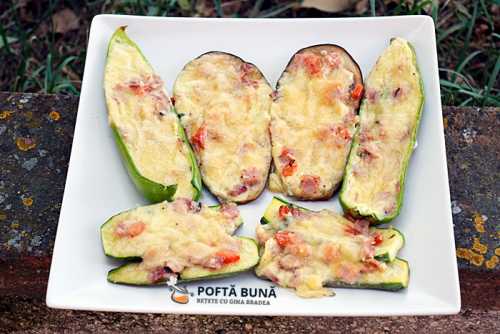 Minipizza pe pat de legume, reteta dietetica