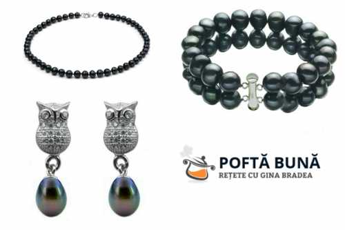 Concurs: bijuterii cu perle negre, pentru femei intelepte si de succes