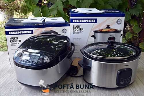 Slowcooker sau Multicooker de la Heinner si un megaconcurs