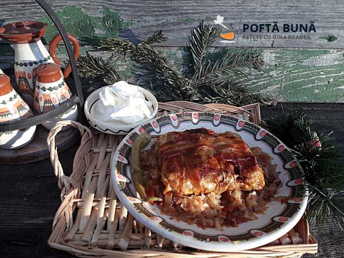 Sarmale in cuib, reteta veche pas cu pas Sarmale in cuib, reteta veche