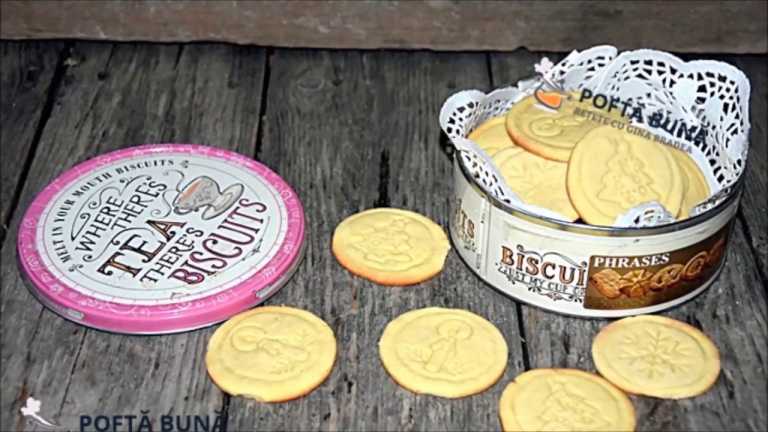 Biscuiti fragezi cu unt si scortisoara
