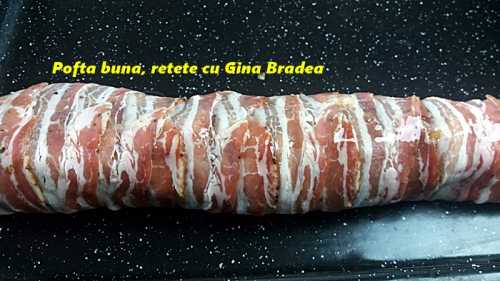 Muschiulet de porc in bacon