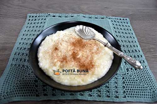 Reteta de orez cu lapte cremos si aromat, reteta copilariei