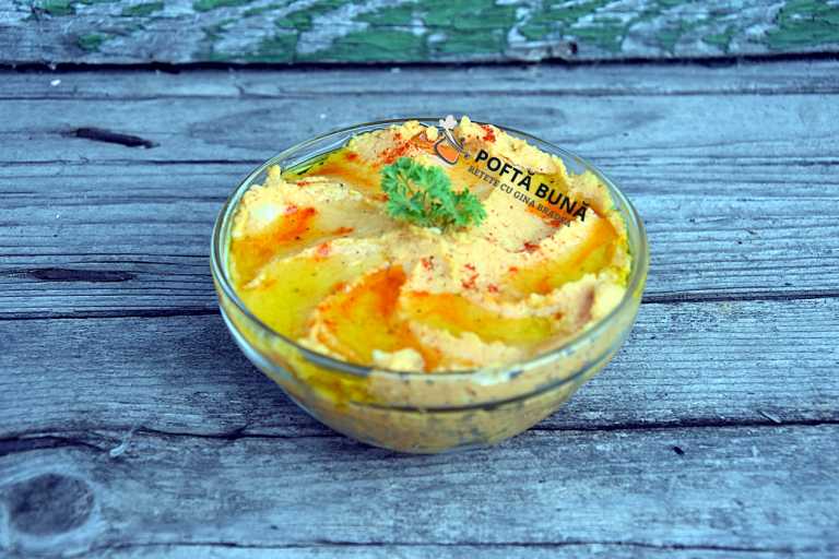 Pasta picanta sau pate de naut, reteta simpla si rapida, de post