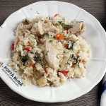 Pilaf de pui cu vinete Pilaf de pui cu vinete