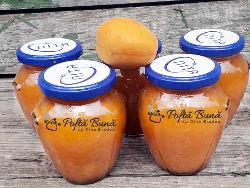 Gem de caise Gem sau marmelada de caise, reteta rapida, naturala, fara gelifianti chimici