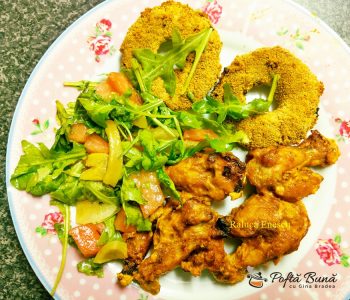 Aripioare de pui la friteuza, cu sos picant, fara ulei