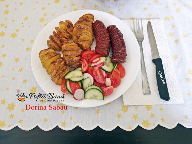 Cartofi acordeon - rețeta de cartofi Hasselback la cuptor