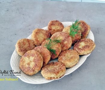 Chiftele din cartofi fierti cu marar si usturoi, reteta de post