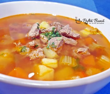 Ciorba de vacuta cu legume, ca la restaurant