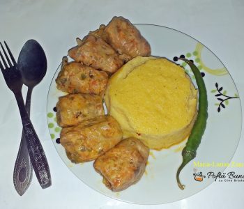Sarmale cu carne de porc in frunza de varza murata, reteta moldoveneasca Sarmale cu carne de porc in frunza de varza murata, reteta moldoveneasca