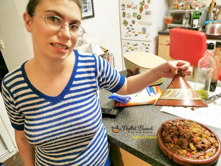Tajina marocana cu carne de miel si legume
