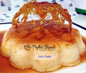 Crema de zahar ars monoportii, cu dantela din zahar caramel